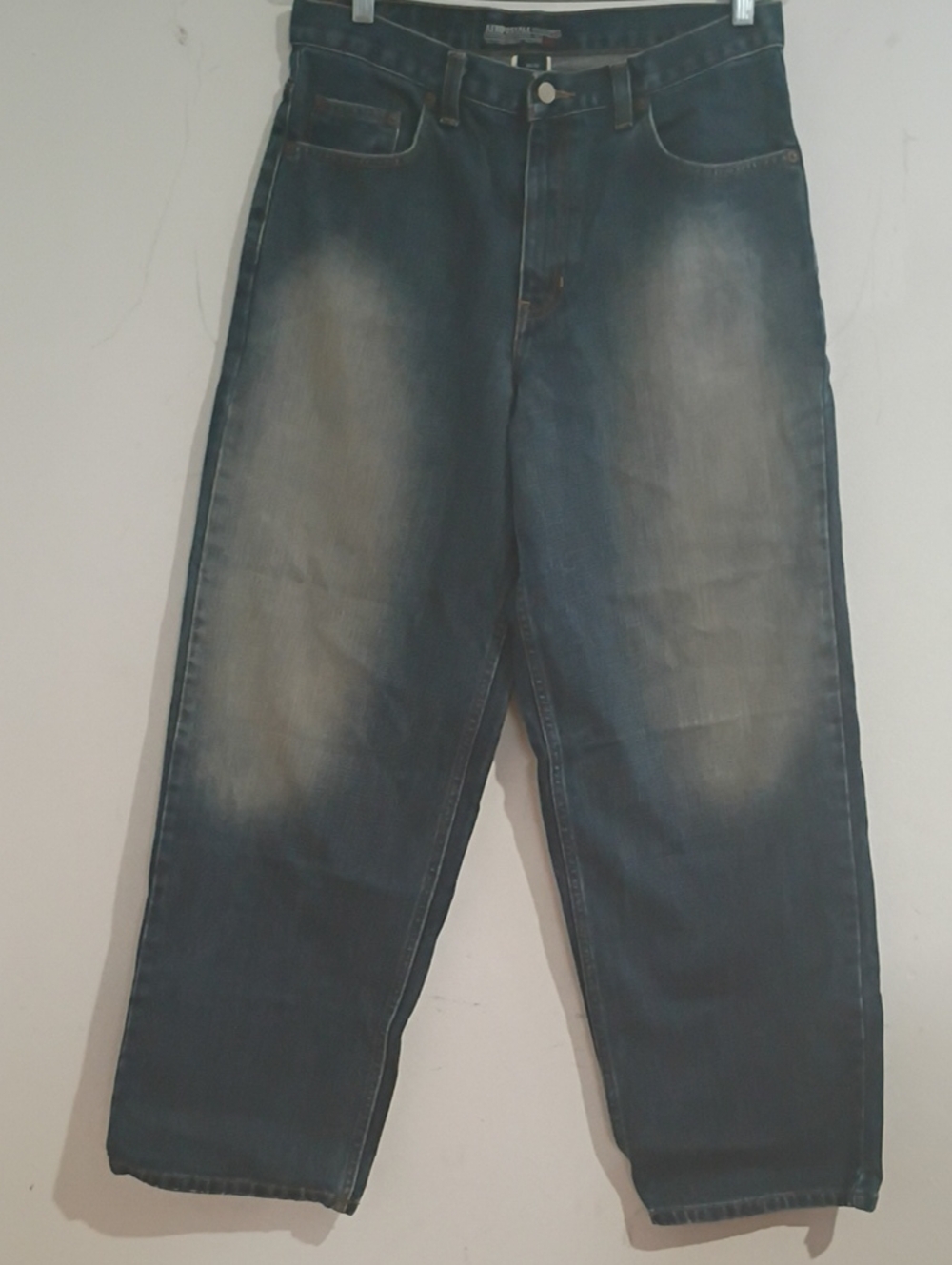 Aeropostale Men’s Relaxed Washed Blue Jeans